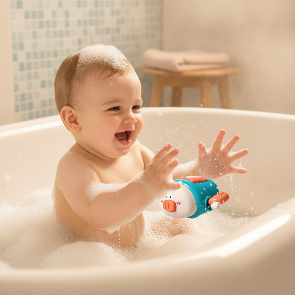 Children's Bath Toys Cartoon Clockwork Bath Water Toys
